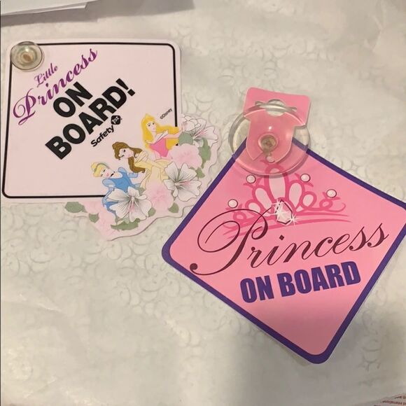 Princess is on the board car sign 👱🏻‍♀️bundle - Picture 1 of 4
